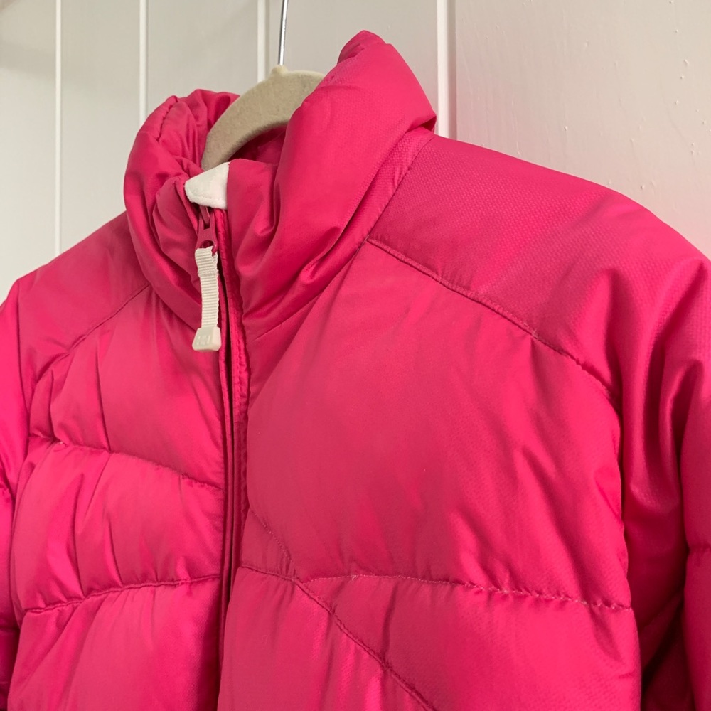 Helly Hansen Pink Down Puffer Jacket Size Xsmall - image 3